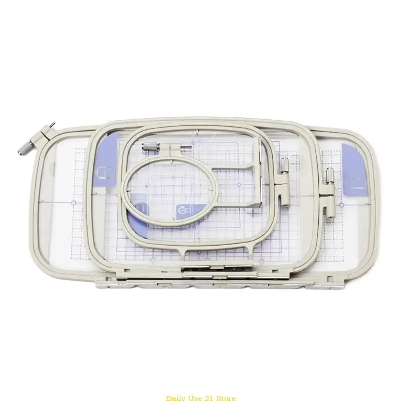 4 Pcs Embroidery Hoop Embroidery Machine Hoop for PC8500 PC8500D PE700 PE780D