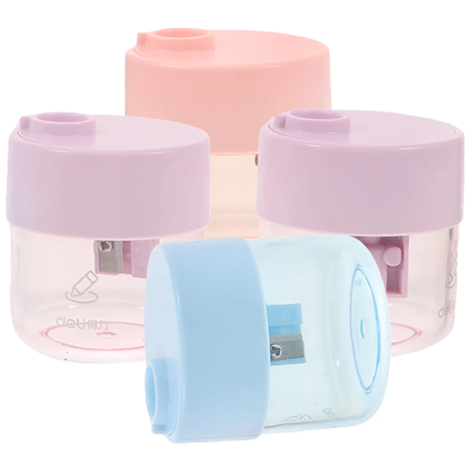 

4 PCS Manual Pencil Turning Knife Student Sharpeners Creative Cutters Portable Japanese-style Pupils