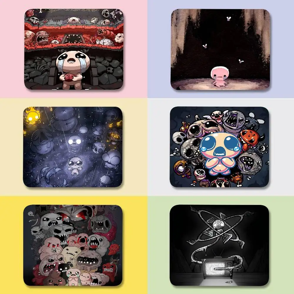 

Игровой мини-коврик для мыши Game The Binding Of Isaac Movie, маленький, с прошитыми краями, нескользящая резиновая основа, для дома и офиса