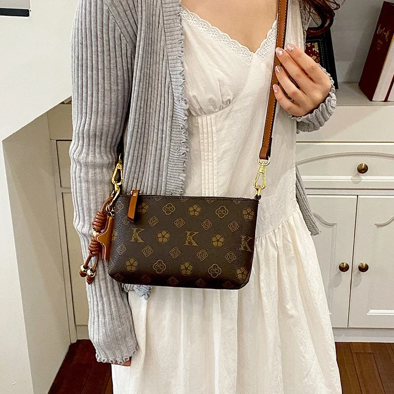 

Luxurious design women's shoulder bag, classic trend zipper crossbody bag suitable for fashionable women's accessories