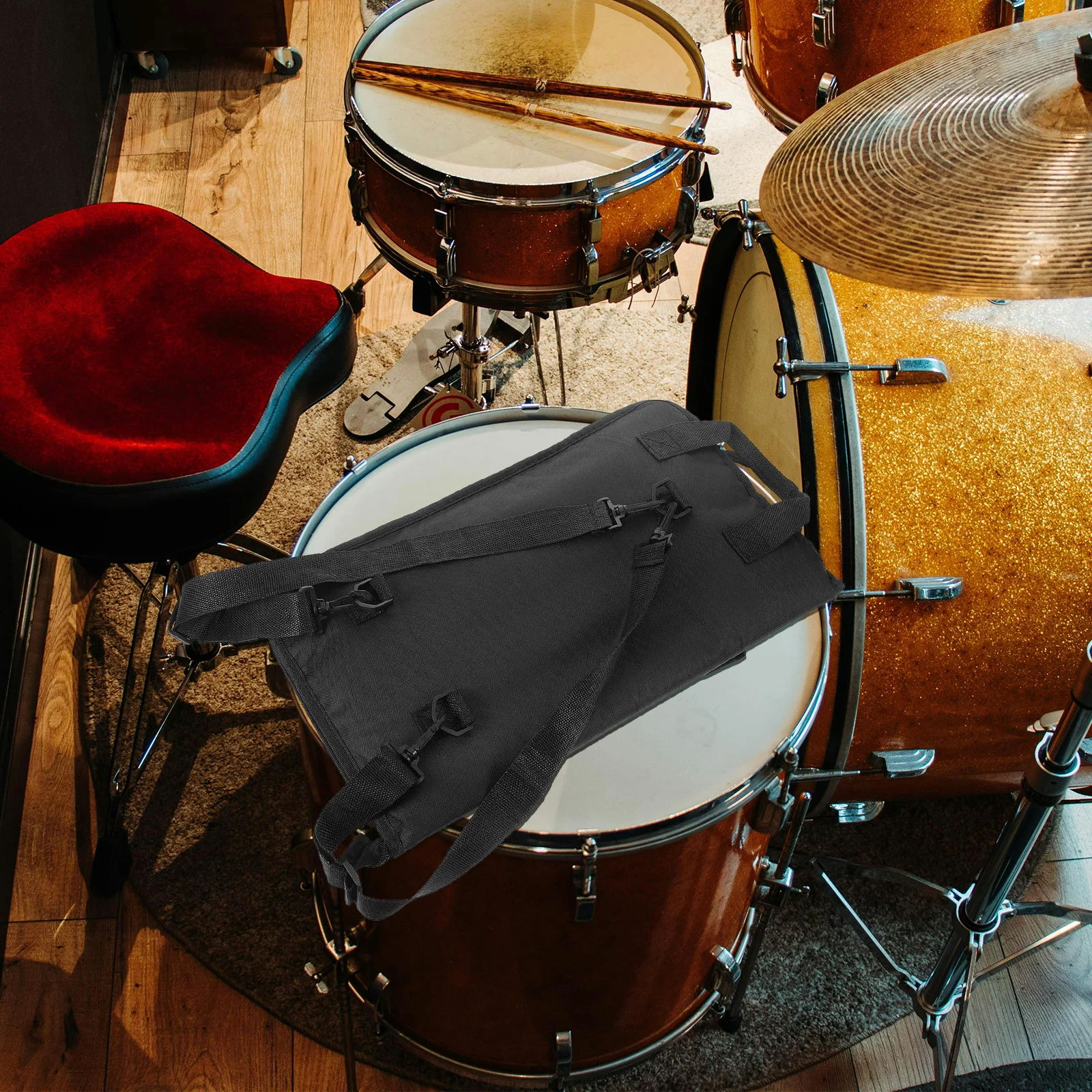 

Durable Drumstick Bag Professional Portable Holder for Drum Sets Jazz Percussion Stick Storage Pouch Stick Bag Drums