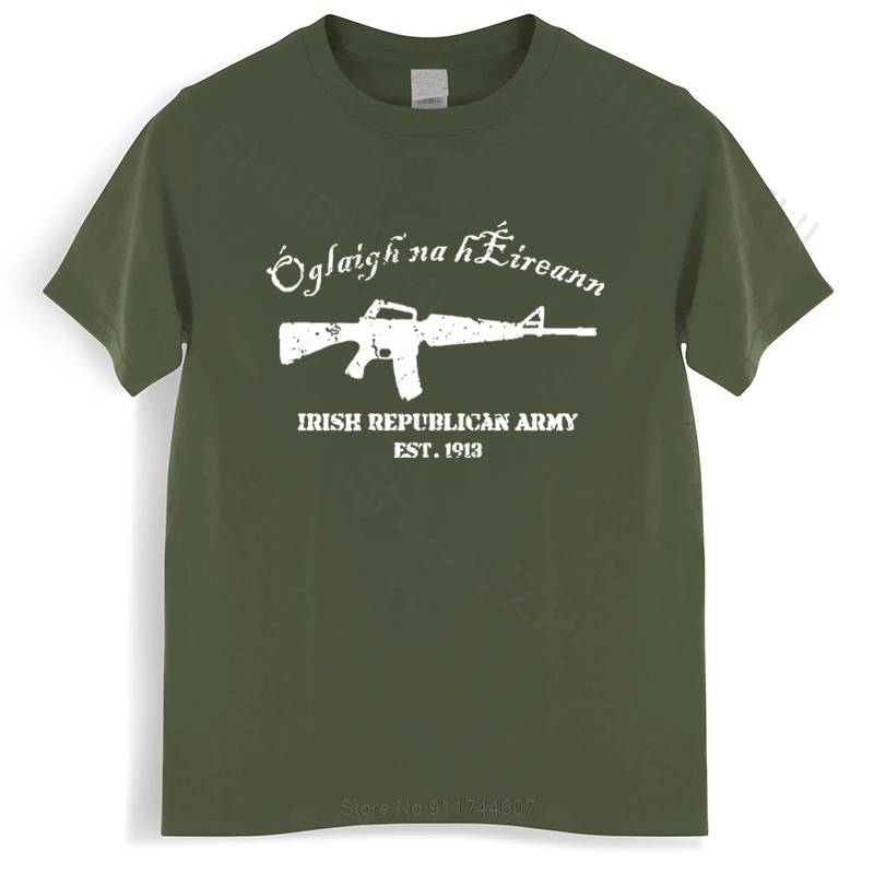 New Arrived Mens t shirt Men t shirt Women novelty tshirt The Irish Republican Army Ira new fashion tee-shirt man tee