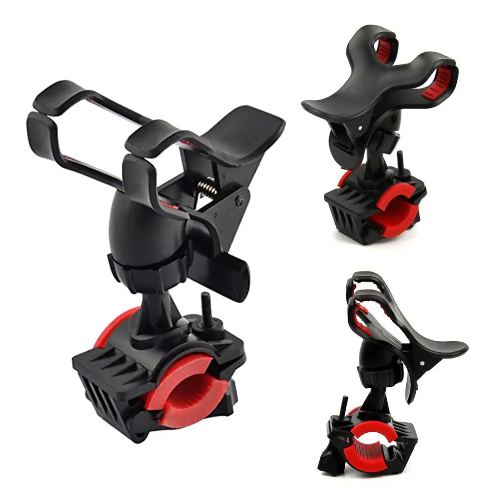 

Universal Bike Phone Mount 20-32mm Handlebar Compatible Secure Grip Shockproof Mobile Support Largest Clamp Durable Hard Plastic