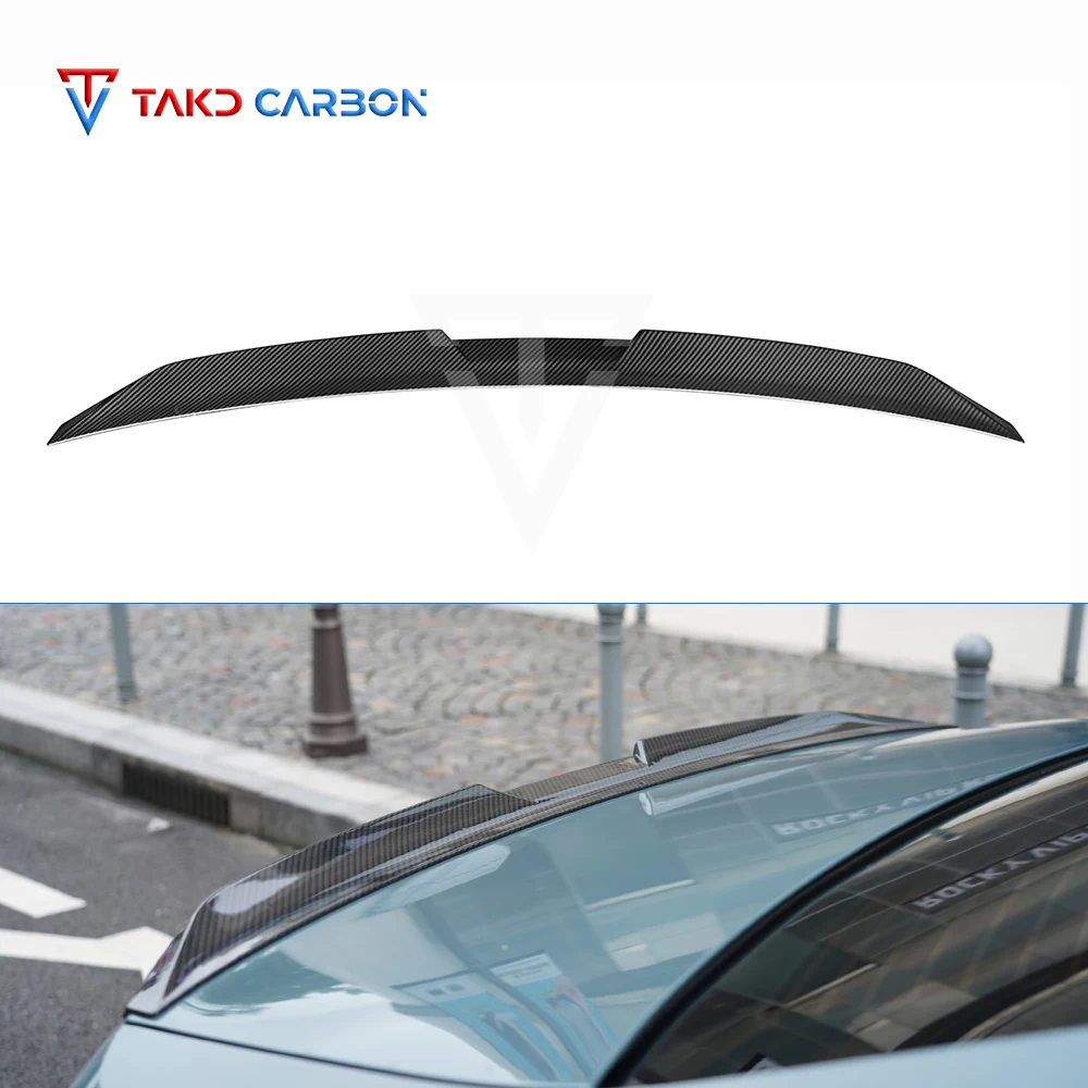 

G60 TAKD Carbon Design Dry Carbon Fiber 3K Twill Car Accessories Trunk Spoiler Wing for bmws 5 Series G60 2024-UP