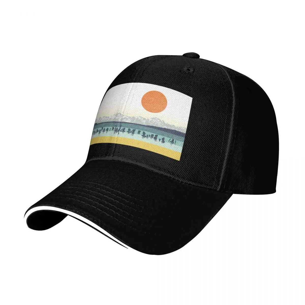 Puget Sound Plungers at Sunnyside Baseball Cap Contrast Two Tone Brim Snapback Flat Bill Strapback Dad Hat