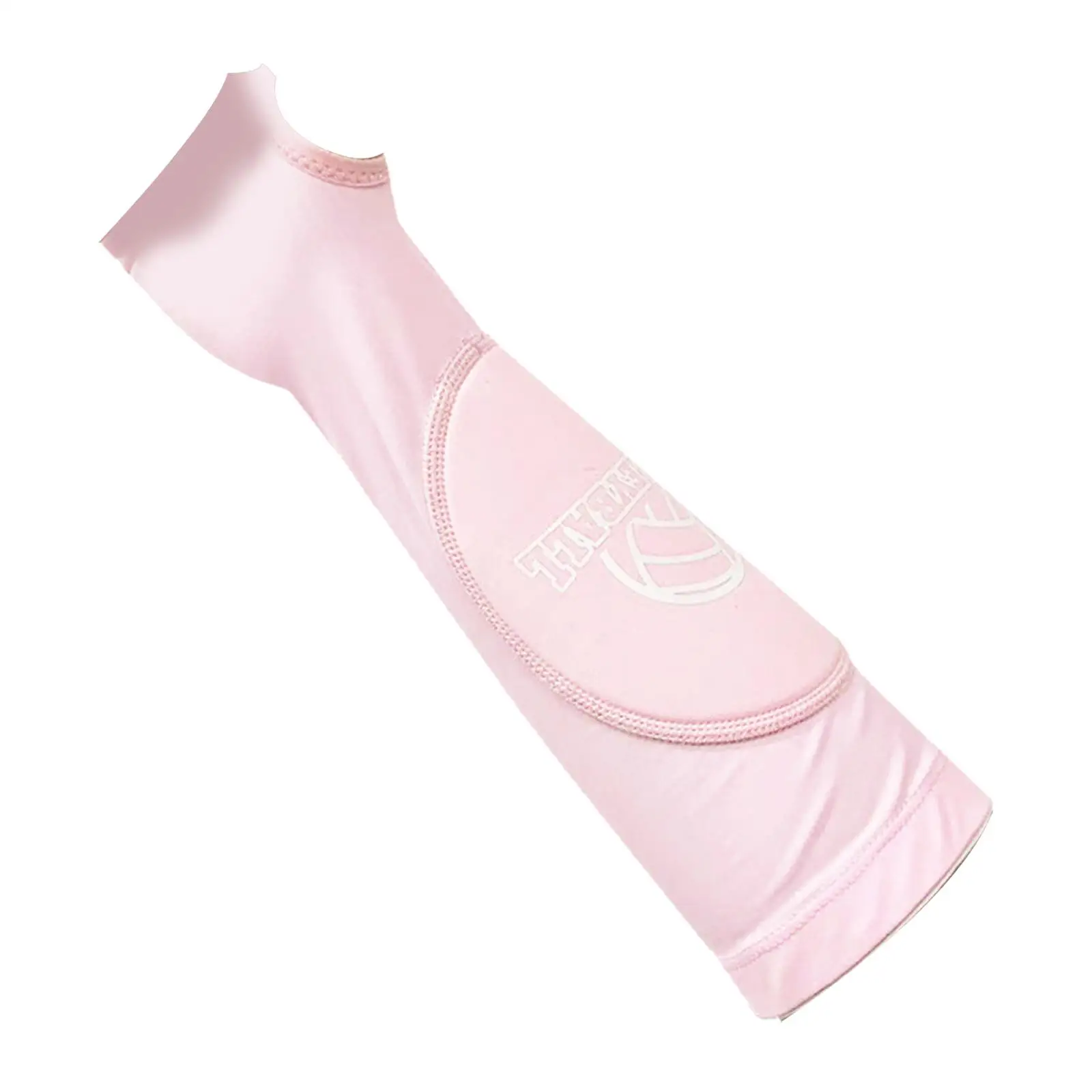 3 × 2 قطعة قفازات أكمام ذراع الكرة الطائرة قفازات أكمام التدريب للعمل كرة السلة باللون الوردي