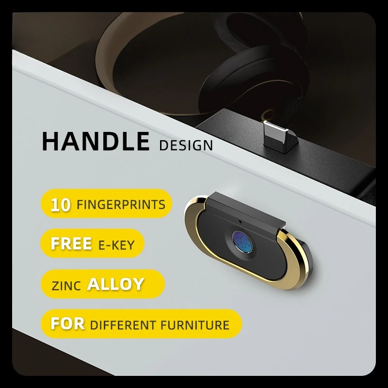 

Biometric Drawer Lock Fingerprint Unlock Smart Door Lock for Drawer Cabinet Locker Furniture Smart Fingerprint Lock