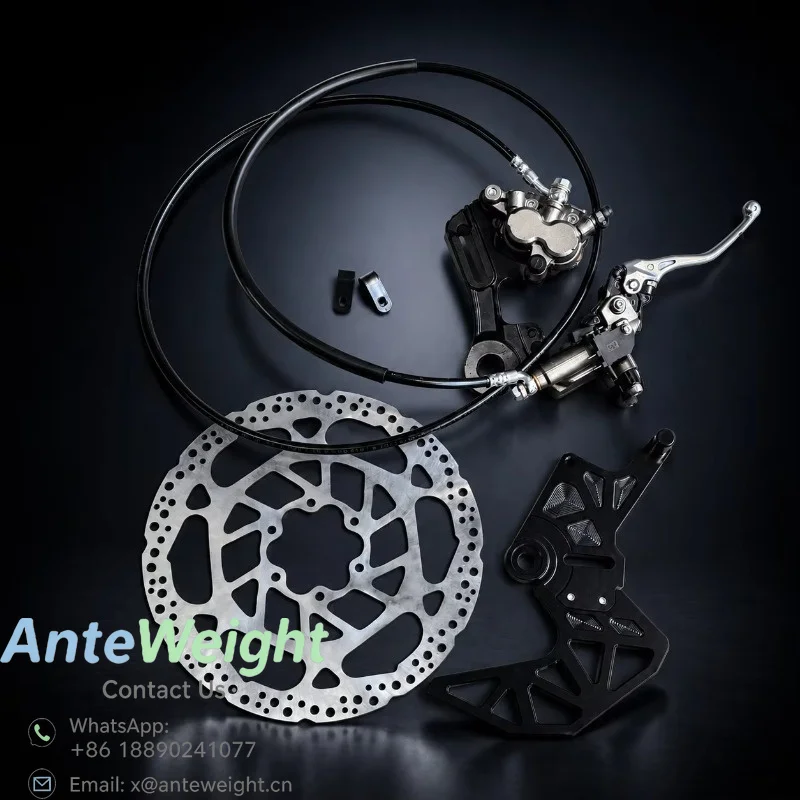 Rear Brake Caliper Mount Bracket Kit Disc Rotor Adapter for Surron Light Bee Talaria X3