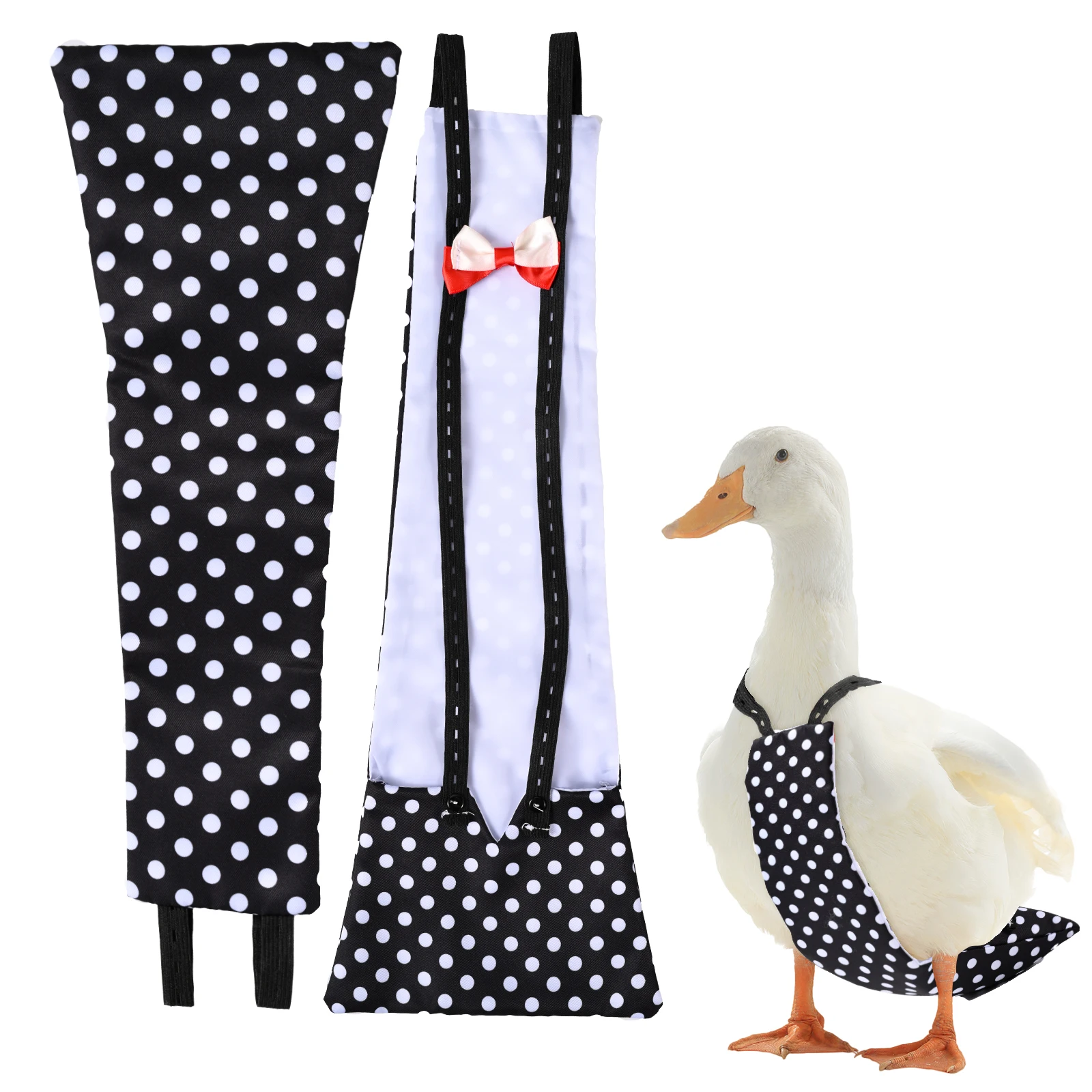 Chicken Duck Goose Diaper Washable Pet Bow Tie Diapers For Hens Roosters Poultry