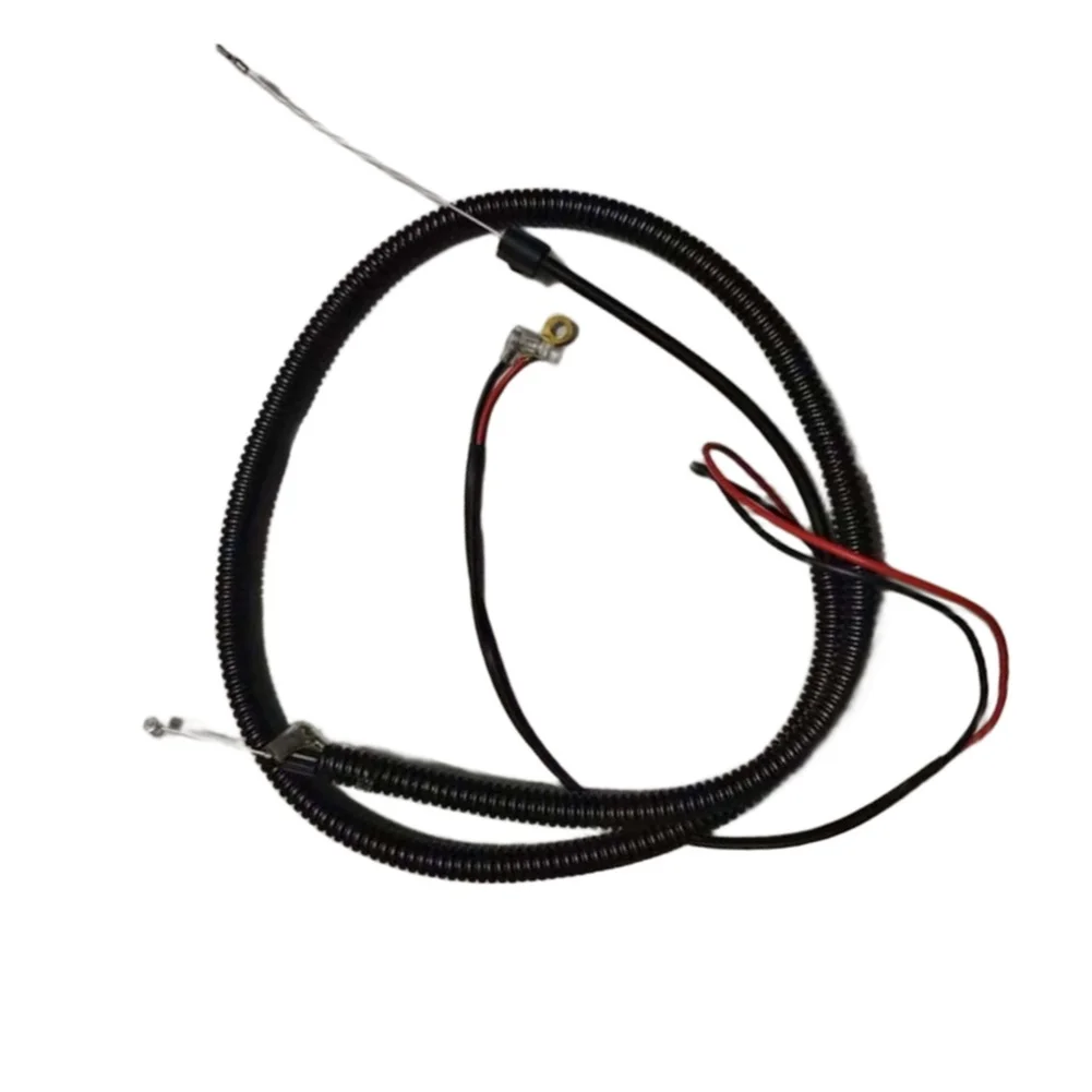RY38BP Replacement Part Throttle Cable Assembly Humid Environment Resistant Resistant To Aging And Breaking Black