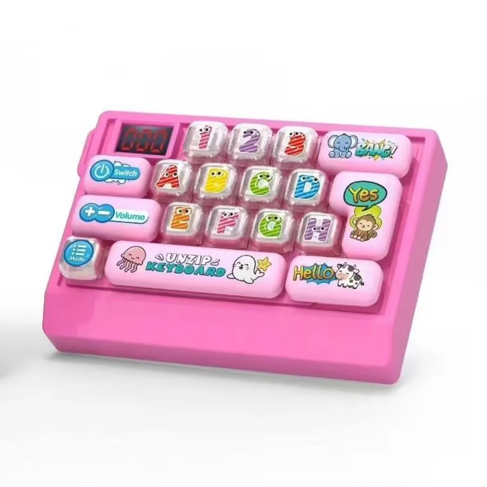 Electronic Game Quick Push Keyboard Game Machine Focus Training Stress Relief Sensory Pop Fidget Handheld Quick Push