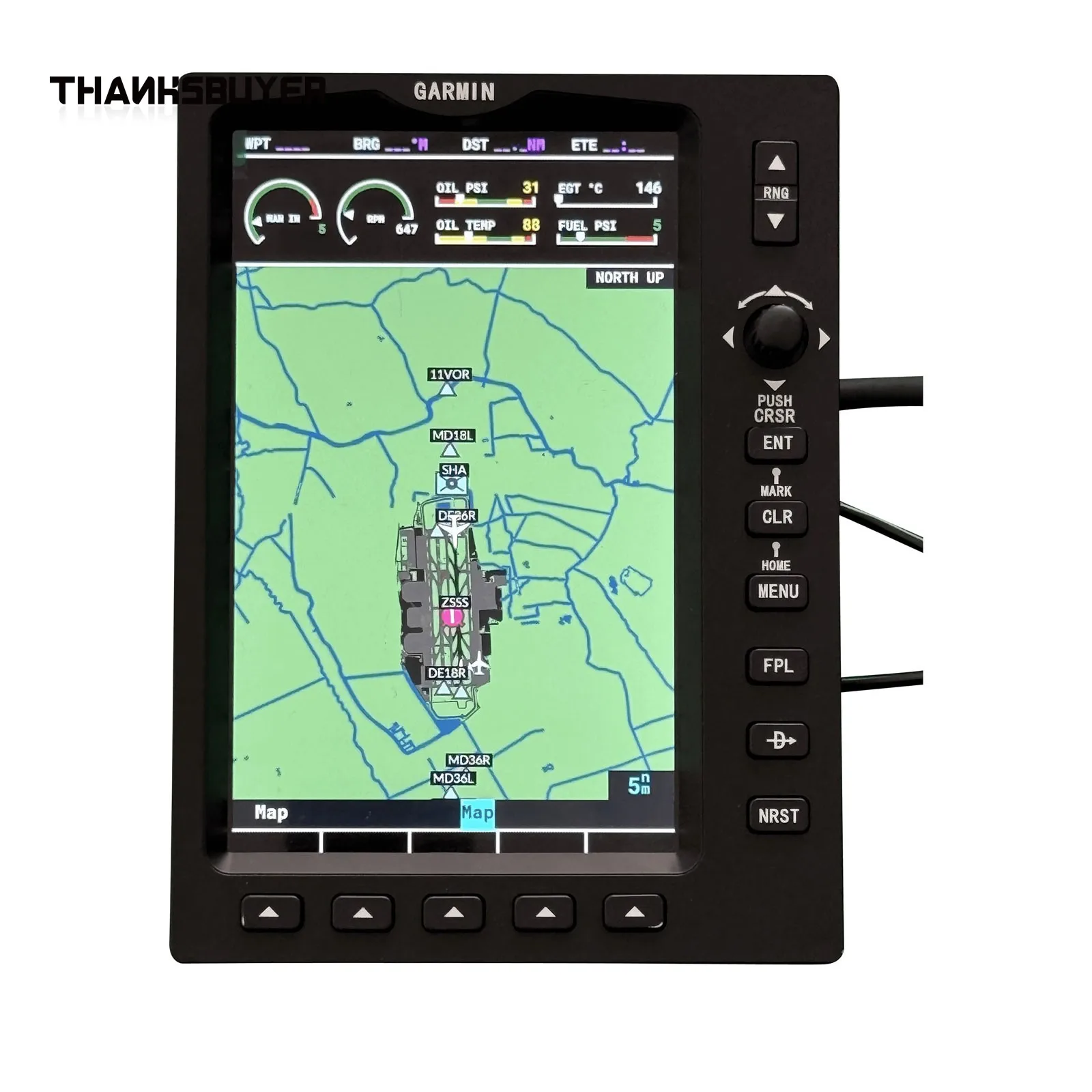 

WeFly G3X GDU370 GARMIN Multifunction Display MFD with 8" LCD for MSFS2020/2024 Flight Simulation