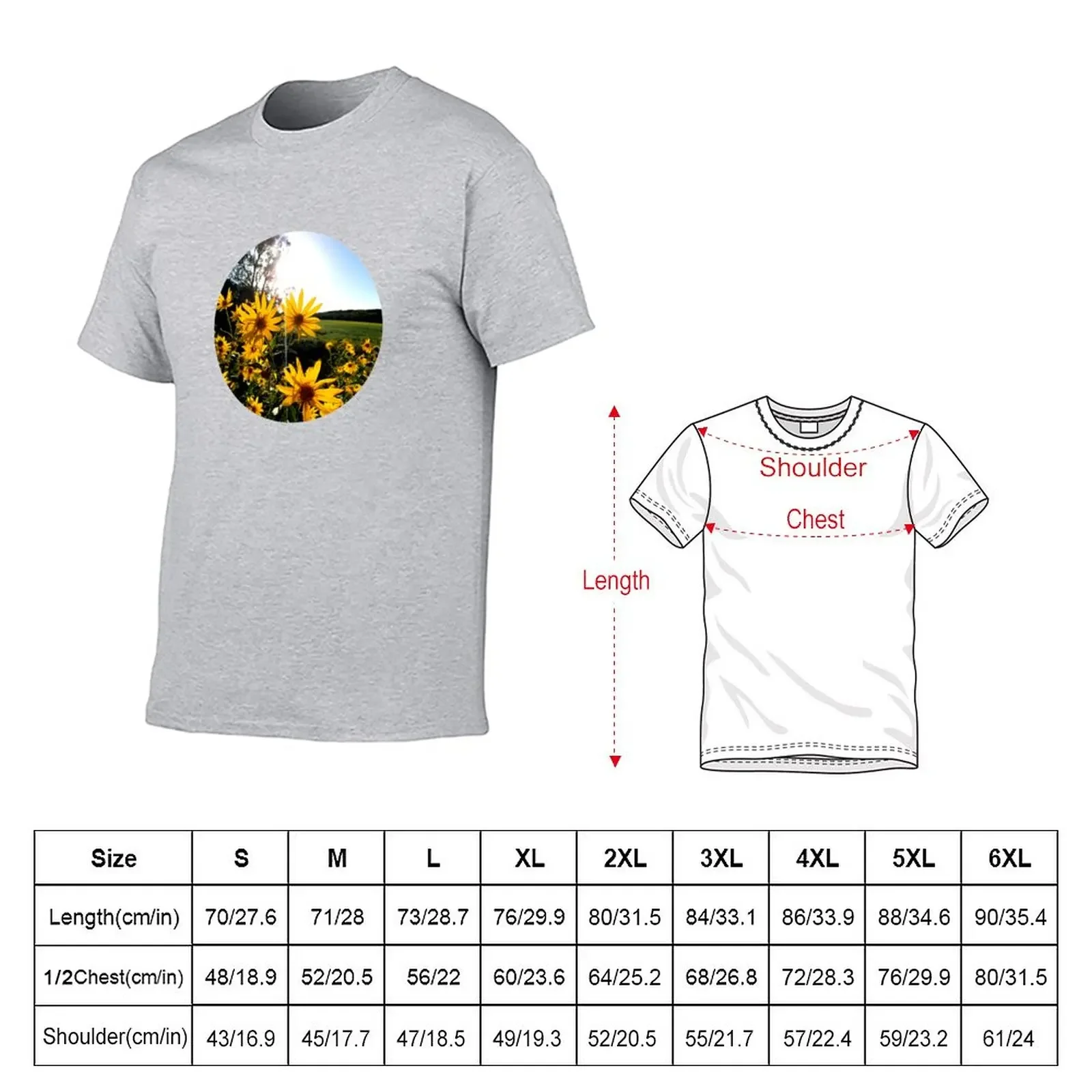 Daisies and Sunshine T-Shirt aesthetic clothes plain anime clothes plain white t shirts men