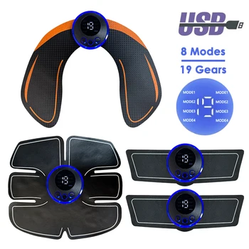 Elektrik Muscel Stimülatörü Masaj Karın Kalça Kol Bacak Boyun Kalça Eğitmen kas güçlendirici Fitness Eğitimi Egzersiz Ekipmanları