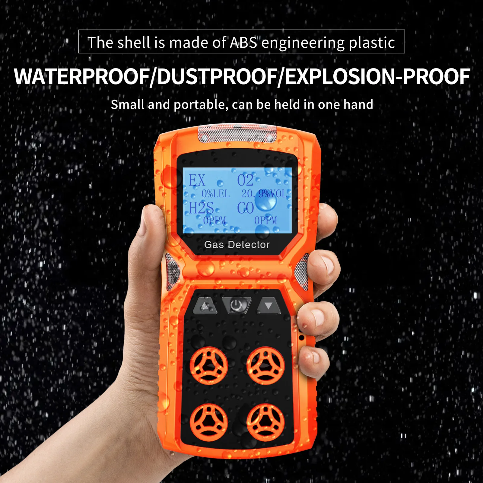 Aikesi 4  gas analyzer  H2S,O2,CO,Explosive multi combustible gas detector natural gas detector