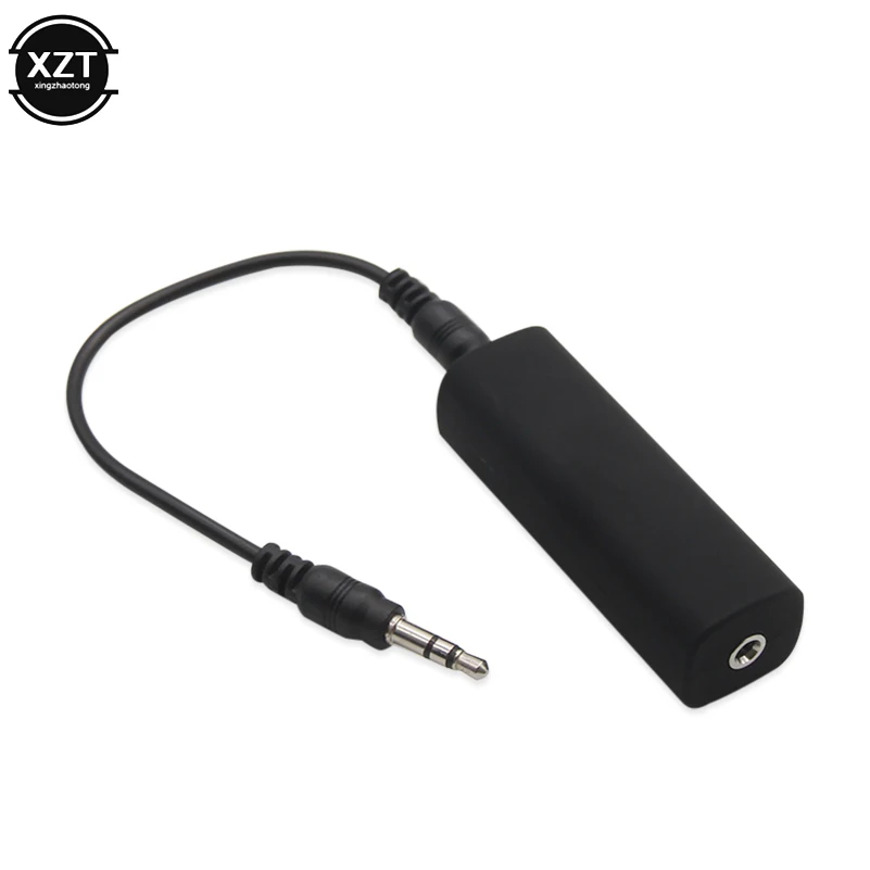 Speaker Line 3.5mm Aux Audio Noise Filter Ground Loop Noise Isolator Eliminate for Car Stereo Audio System Home Stereo Supplies