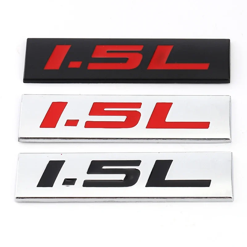 

Car sticker emblem badge 1.4L 1.5L 1.6L 1.7L 1.8L 1.8L decals for BMW Audi Ford Chevrolet Jeep Land Rover toyota honda nissan