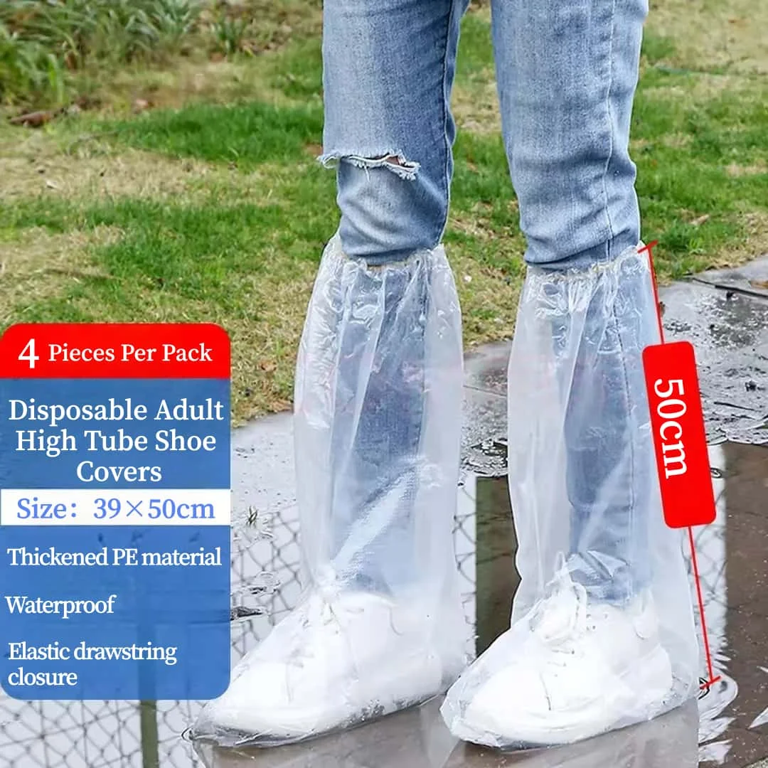 

Одноразовые водонепроницаемые бахилы унисекс для взрослых, утолщенные, высокие, износостойкие, нескользящие, для активного отдыха на природе и водных видов спорта