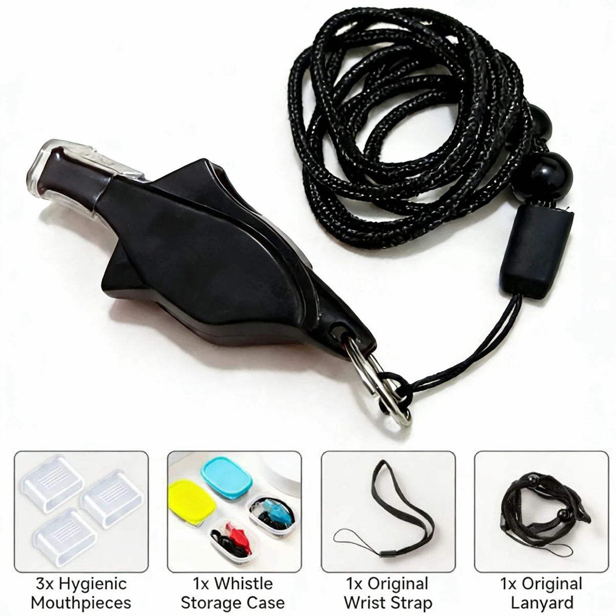 2/1PC Soccer Basketball Whistle with Hanging Lanyard Running Sports Training Referee Coach Plastic Loud Whistle Outdoor Sports ﻿