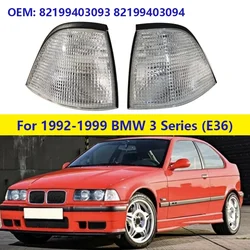 For 1992-1999 2 DOOR BMW 316i 318i 320i 323i 325i 328i M3 (E36) Front Indicator Light Turn Signal Lamp 82199403093 82199403094