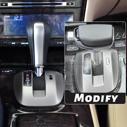 Leather Upgrade Auto Gear Shift Knob Control Lever Stick Handle Head Shifter for Honda Accord MK8 2009 2010 MK9 9.5 Accessorie