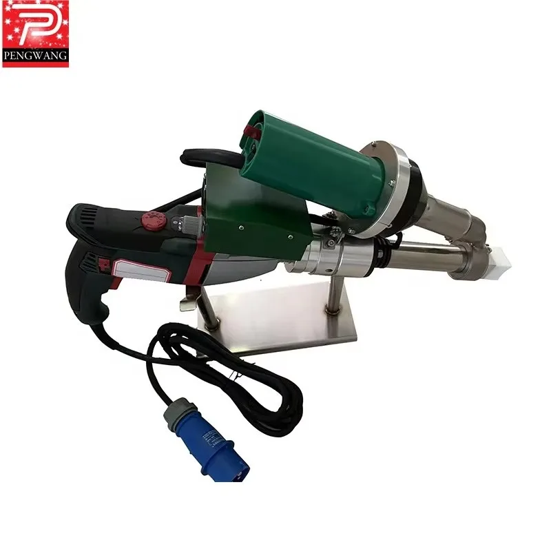 NewPVC Pipe Repairing Welding Extruder Machine Plastic Hand Extrusion Welder With 1300W Motor And 220V/120V Voltage