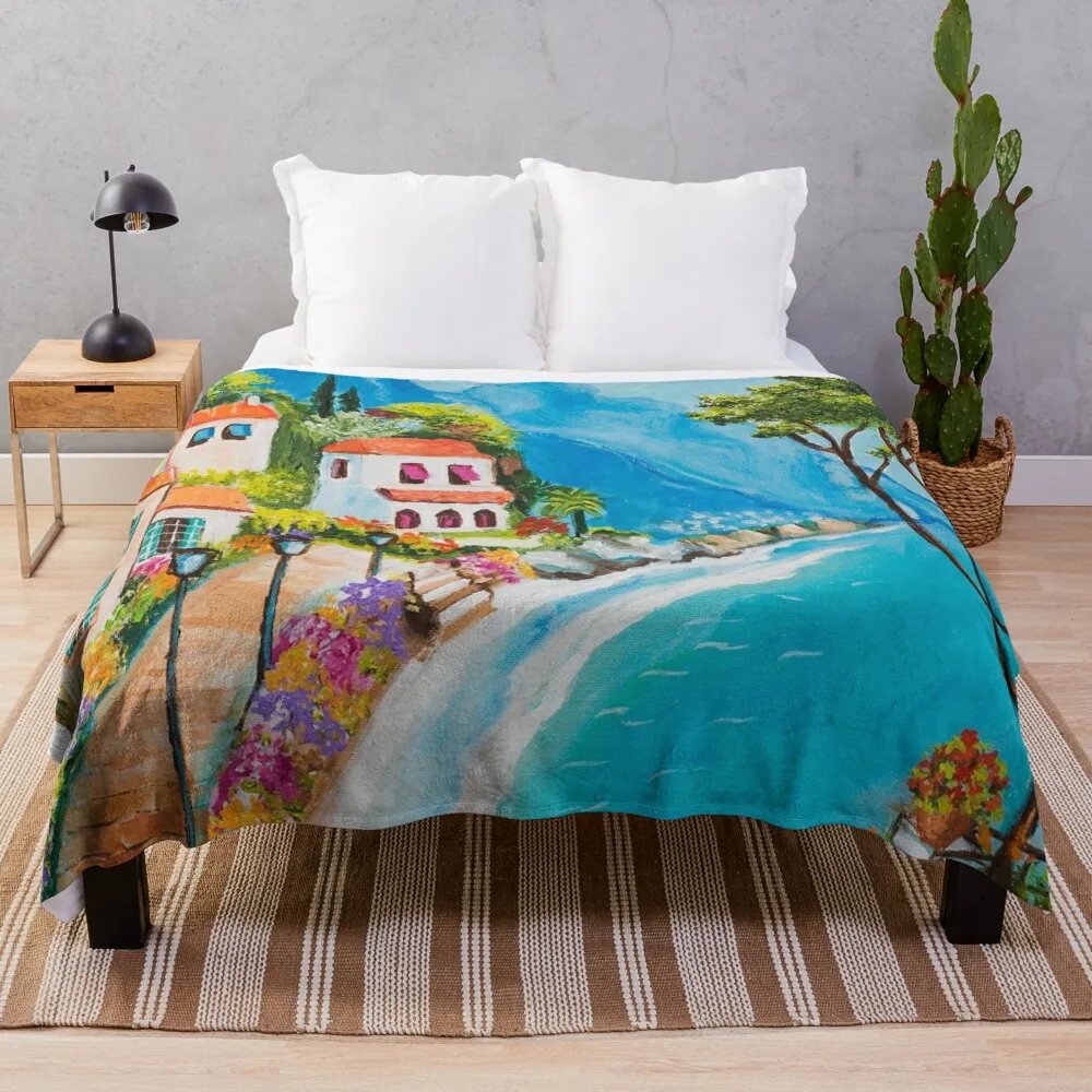 

Italian Riviera Throw Blanket Decoratives Decorative Throw Blankets Sofas Of Decoration Blankets