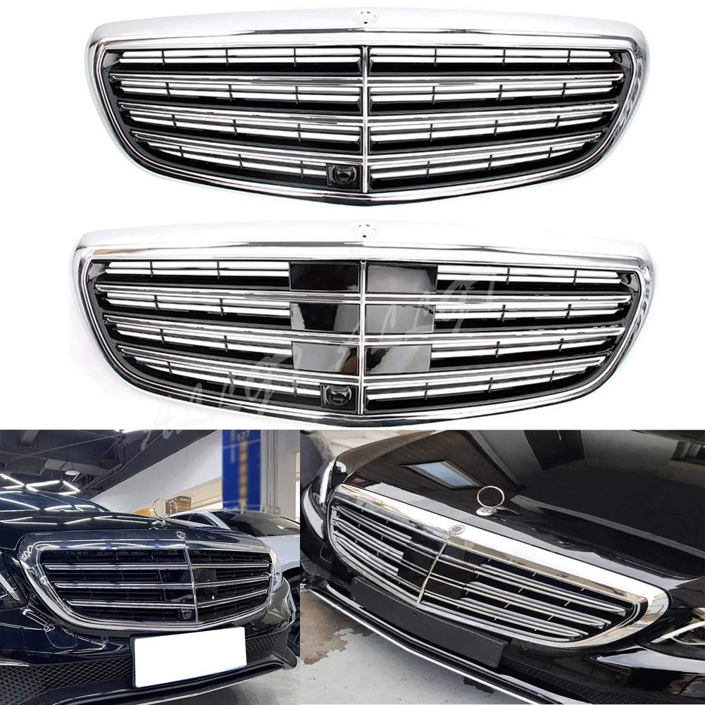 

Front Racing Facelift Bumper Grilles Upper Radiator For Mercedes-Benz E-Class W213 Exclusive Elegance E200 d/E300 2016-2020