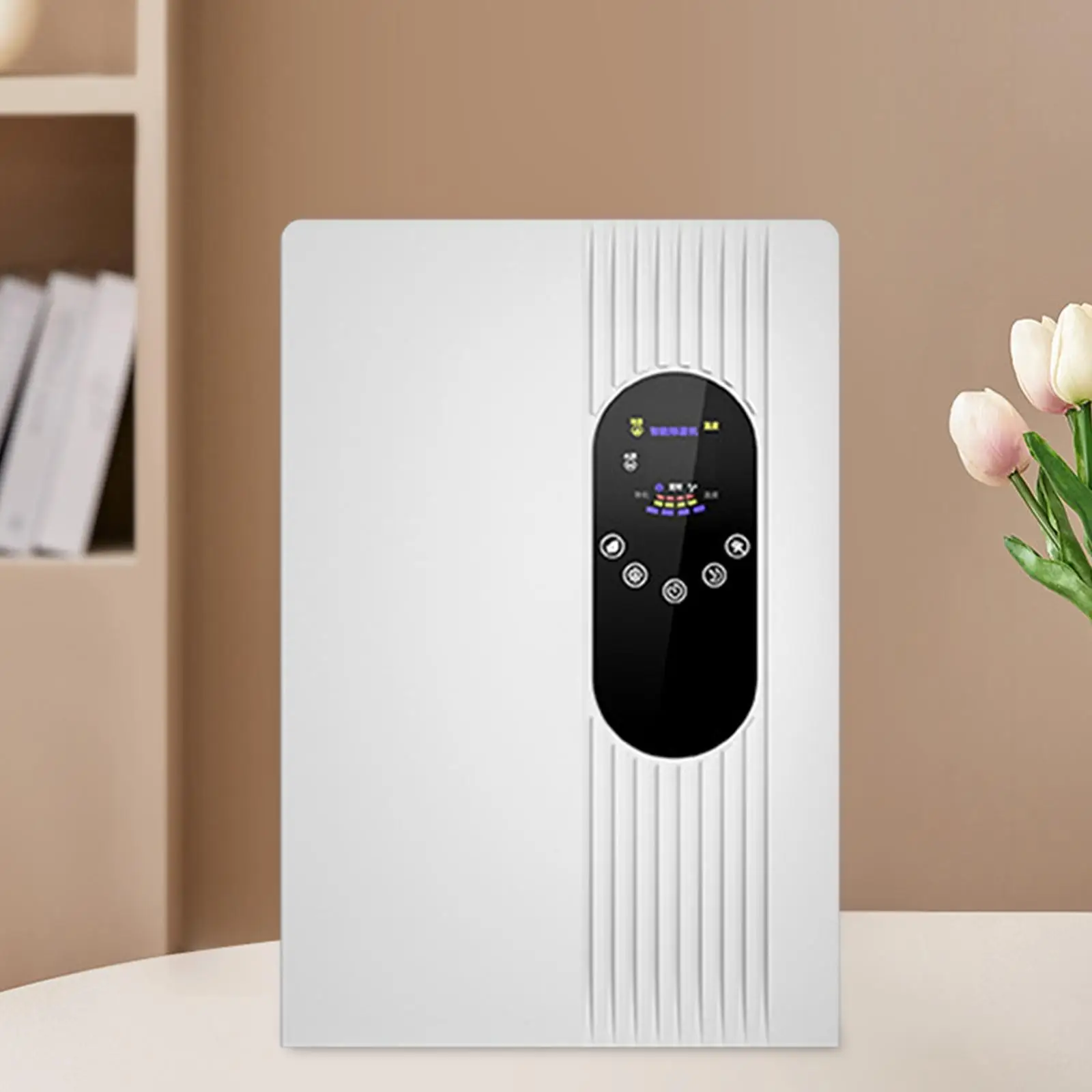 Dehumidifier udara Display tangki Air dapat dilepas steker adaptor EU Dehumidifier kecil untuk ruang bawah tanah rumah pertanian kamar mandi ruang asrama