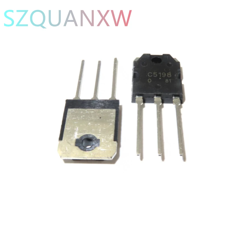 10pcs/lot 2SC5198 2SA1941 TO3P (5pcs/lot A1941 + 5pcs/lot C5198) TO-3P Transistor original authentic In Stock