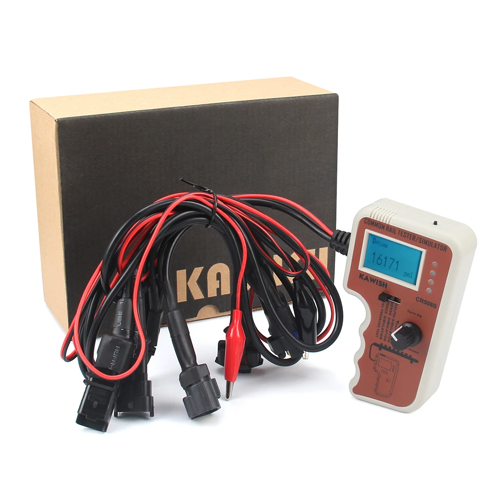 

Upgrade CR508 CR508S Digital Common Rail Pressure Tester and Simulator for High-Pressure Pump Engine Diagnostic Tool