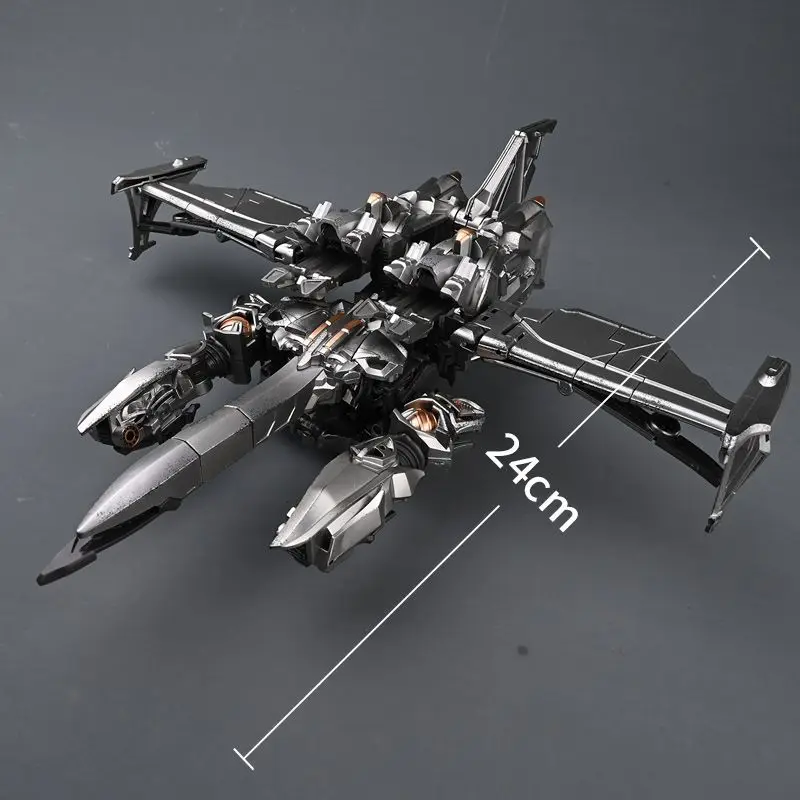Transformável mp megatron brinquedo céu avião megatron meninos robô lutador jato modelo figura de liga autêntica
