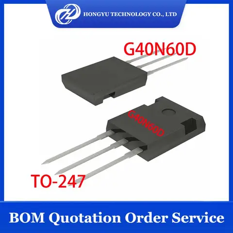 1–10 Stück/Lose G40N60D G40N60 40N60 600 V 40 A TO-247 IGBT-Röhren, neue Spots