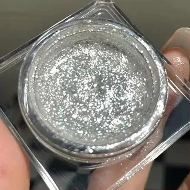 Zvev diamante glitter metálico sombra destaque olhos compõem brilhante preto sombra gel paleta de maquiagem dos olhos cosméticos femininos