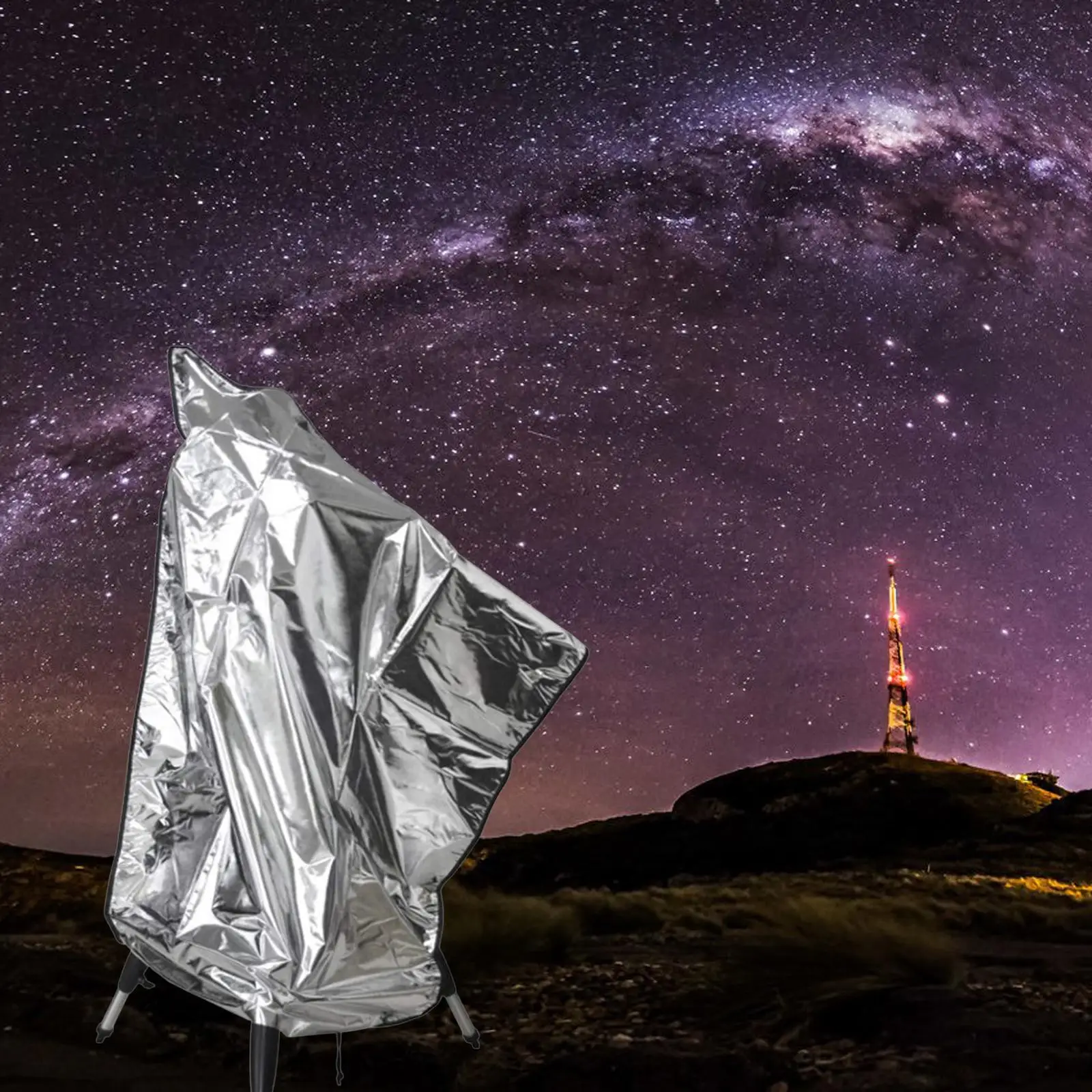 Teleskop astronomiczny osłony przeciwpyłowe proste korzystanie z regulowany sznurek przenośny lekki trwały w podróży