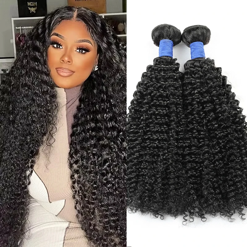 

12A Deep Wave Bundles Human Hair 40 Inch Extensions Brazilian Curly Hair Bundles 1/3/4 Pcs Deep Curly Bundles Human Hair Bundles