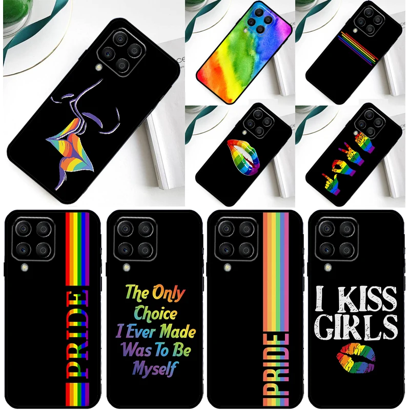 Gay Lesbian LGBT Rainbow Pride ART Cover For Samsung Galaxy M11 M51 M31 M33 M13 M23 M53 M15 M55 M14 M34 M54 M20 M32 M52 Case