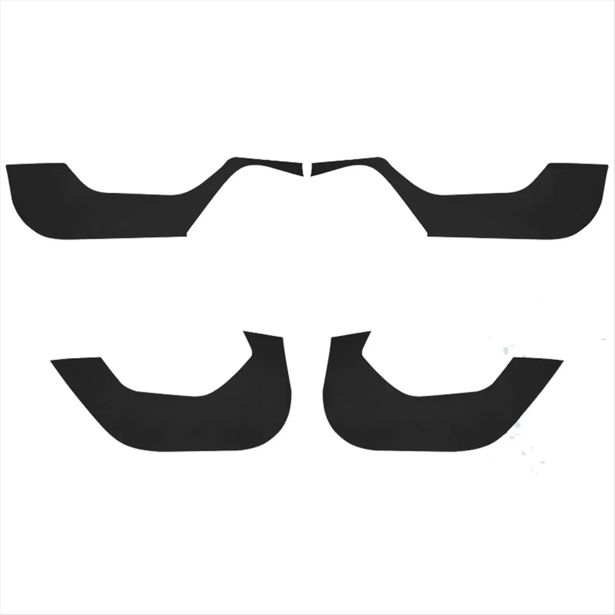 Super Sale Car Seat Anti-Kick Mat Seat Side Anti-Dirt Pad for Tesla Model 3 Car Seat Protection Leather Pad M3 Black B