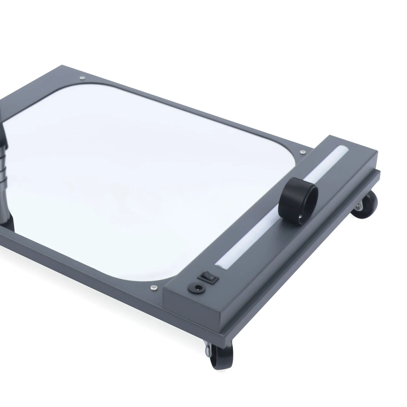 Swivel Extendable Car Inspection Mirror LED Lighted Convex Undercarriage Mirror