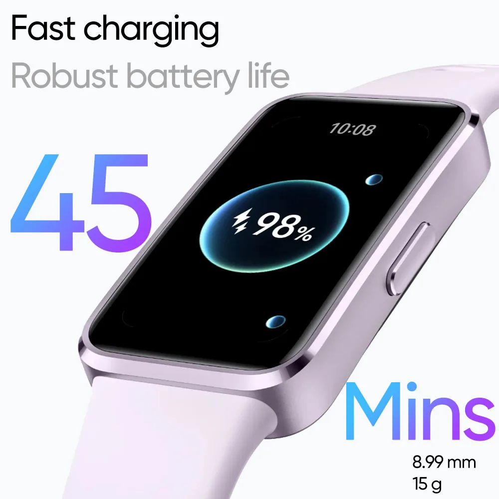 2025 오리지널 스마트 워치 화웨이 밴드 10 스마트 밴드 1.47'' AMOLED 스크린 스마트워치 심박수 스마트밴드 2주 배터리 수명