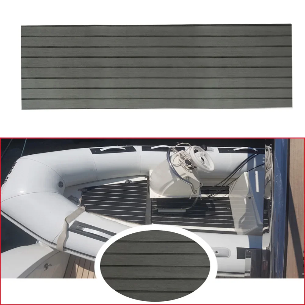 

45*240*0.6cm EVA Teak Sheet Car Marine Boat Flooring Non-slip Mat Yacht Inflatable Boat Decking Self-Adhesive Anti Skid Pad