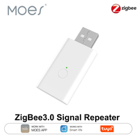 MOES Tuya ZigBee3.0 Signal Repeater Amplifier USB Port Range Extender Smart Home Device Expand Wireless Work With ZigBee Gateway