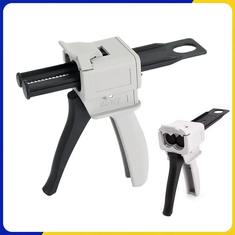 

1-1/4-1Dental Impression Mixing Dispensing Gun Universal Dispenser Gun Silicon Rubber Dispenser Gun Glue Filling Gun Dental Tool