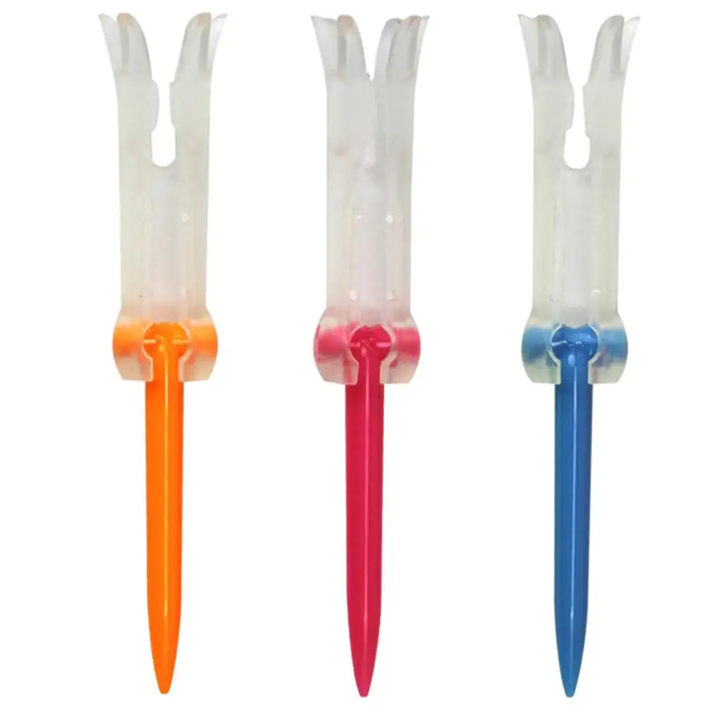 Fashionable Golf Tees Durable Bulk Club Accessories Rotational Rubber Tee for Golfing Practice Mats