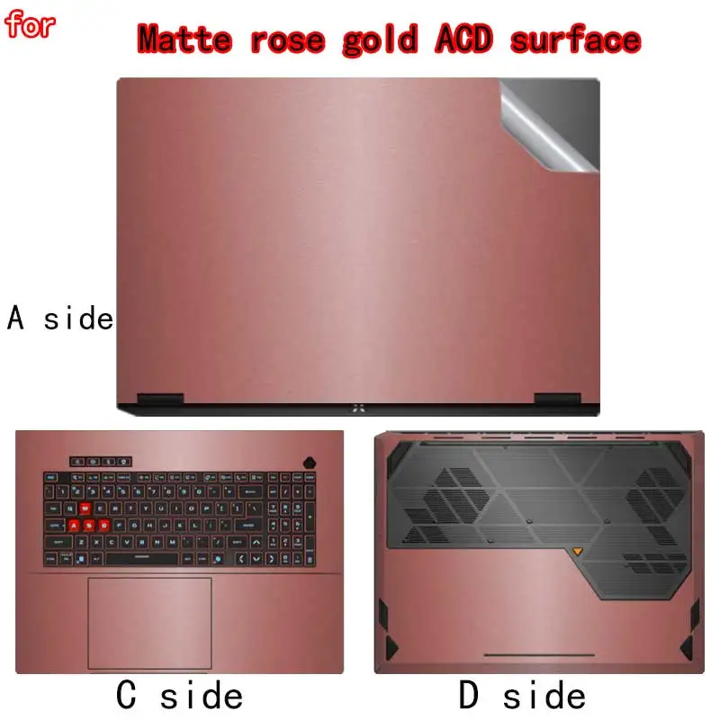 For ASUS TUF game F16/A16/A18 2026 laptop fuselage paste FA608/FX608 shell film FA808 scratch-resistant skin protective film