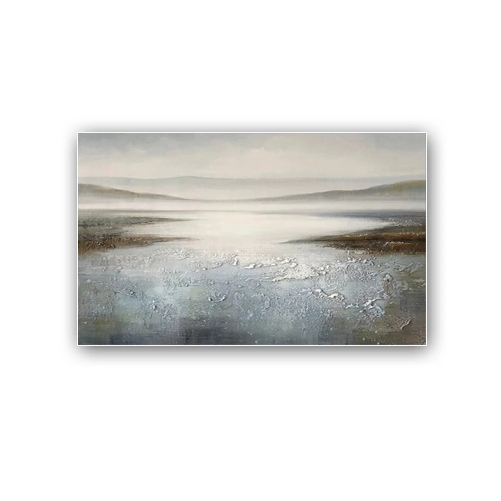 

Abstract Landscape golden lines Canvas Painting Large Wall Art pictures Acrylic Heavy Texture sunrise Oil Paintings Wall Decor
