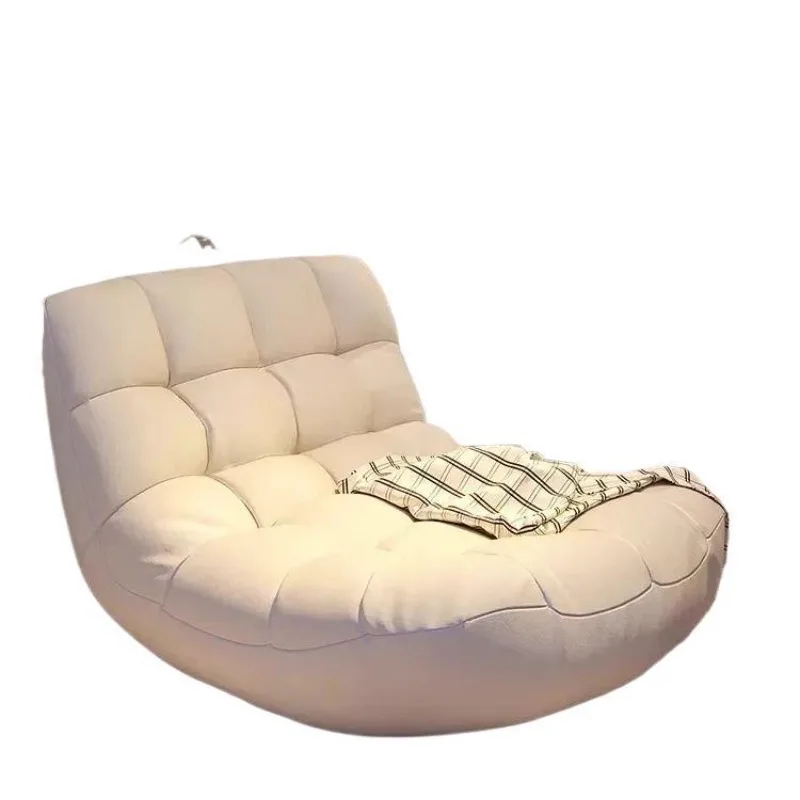 Lazy Sofa Chair, Reclinable Sleepable Single Chair, Floor Tatami Leisure Lounge Chair for Bedroom Balcony