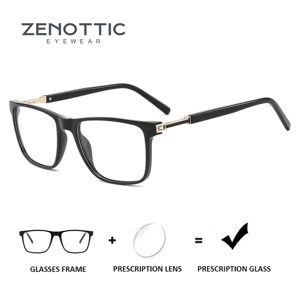 

ZENOTTIC Modish TR-90 квадратные очки по рецепту для женщин анти-синий свет прогрессивные/фотохромные оптические очки