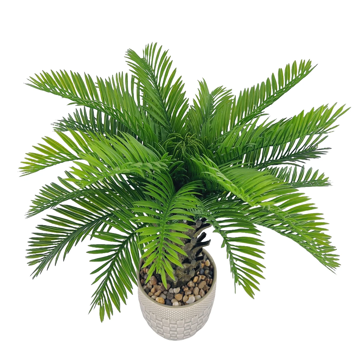 HXGYZP Artificial Coconut Tree Potted Plant Tropical Palm Tree Bonsai Decoration for Home Office Indoor Outdoor 50cm 70cm