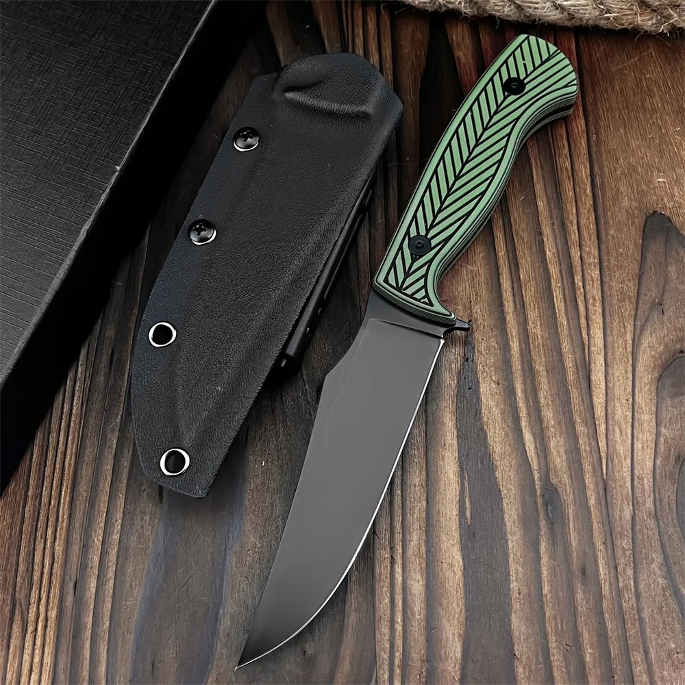 

Высококачественный тактический фиксированный нож 8Cr13Mov Blade G10, ручка с ножнами EDC, инструменты для пешего туризма, кемпинга, рыбалки, подарки для мужчин